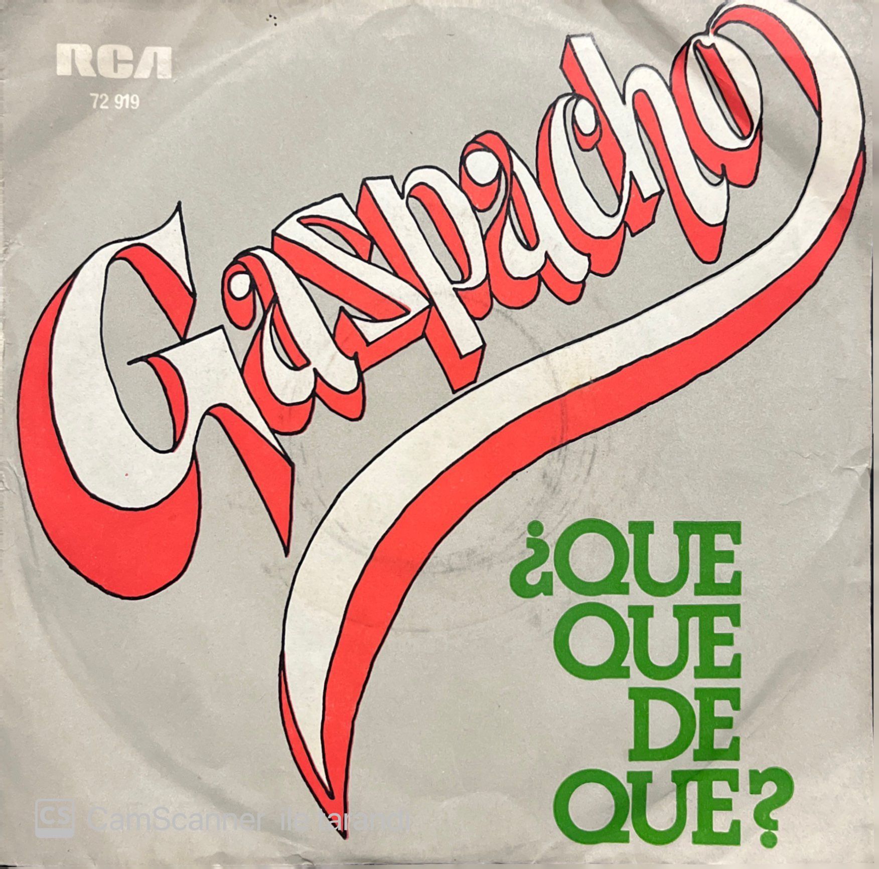 Gazpacho Que Que De Que 45lik Plak