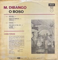 Manu Dibango O Boso LP Plak