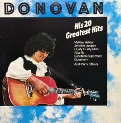 Donovan His 20 Greatest Hits Double LP Plak