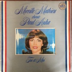 Mireille Mathieu Chante Paul Anka Toi Et Moi LP Plak