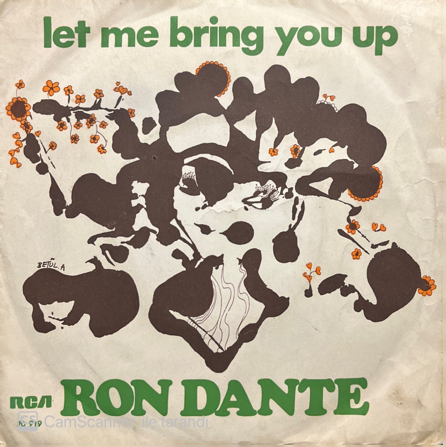 Ron Dante Let Me Bring You Up Çizim Kapak 45lik Plak