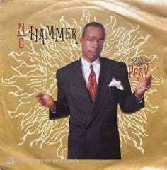 MC Hammer Pray 45lik Plak