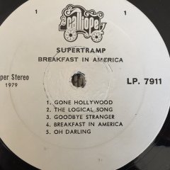 Supertramp Breakfast In America LP Plak