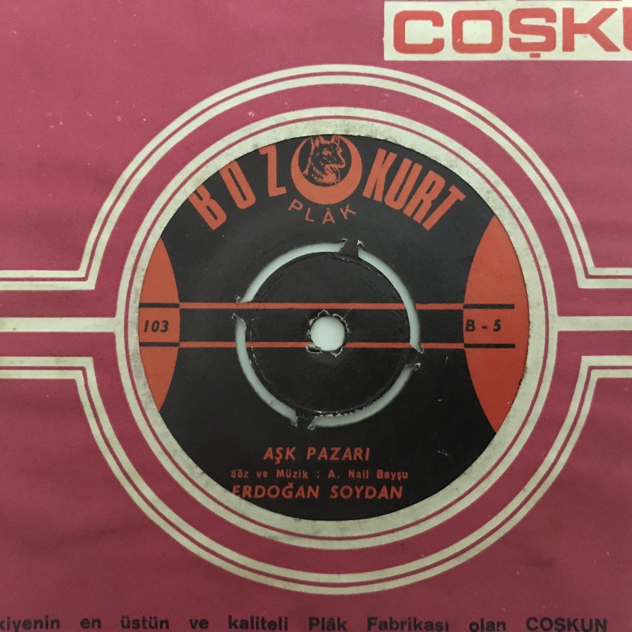 Erdoğan Soydan Aşk Pazarı Depo Malı 45lik Plak