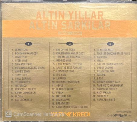 Altın Yıllar Altın Şarkılar 1969-1994 Triple CD