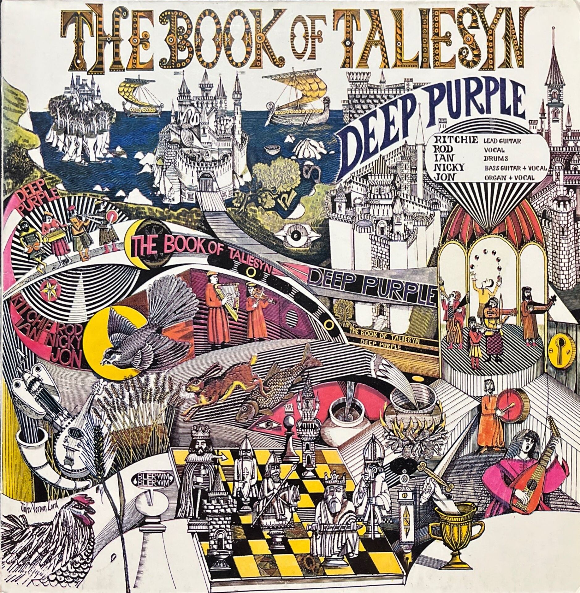 Deep Purple The Book Of Taliesyn LP Plak