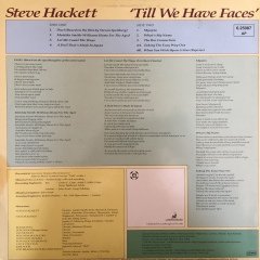 Steve Hackett Till We Have Faces LP Plak