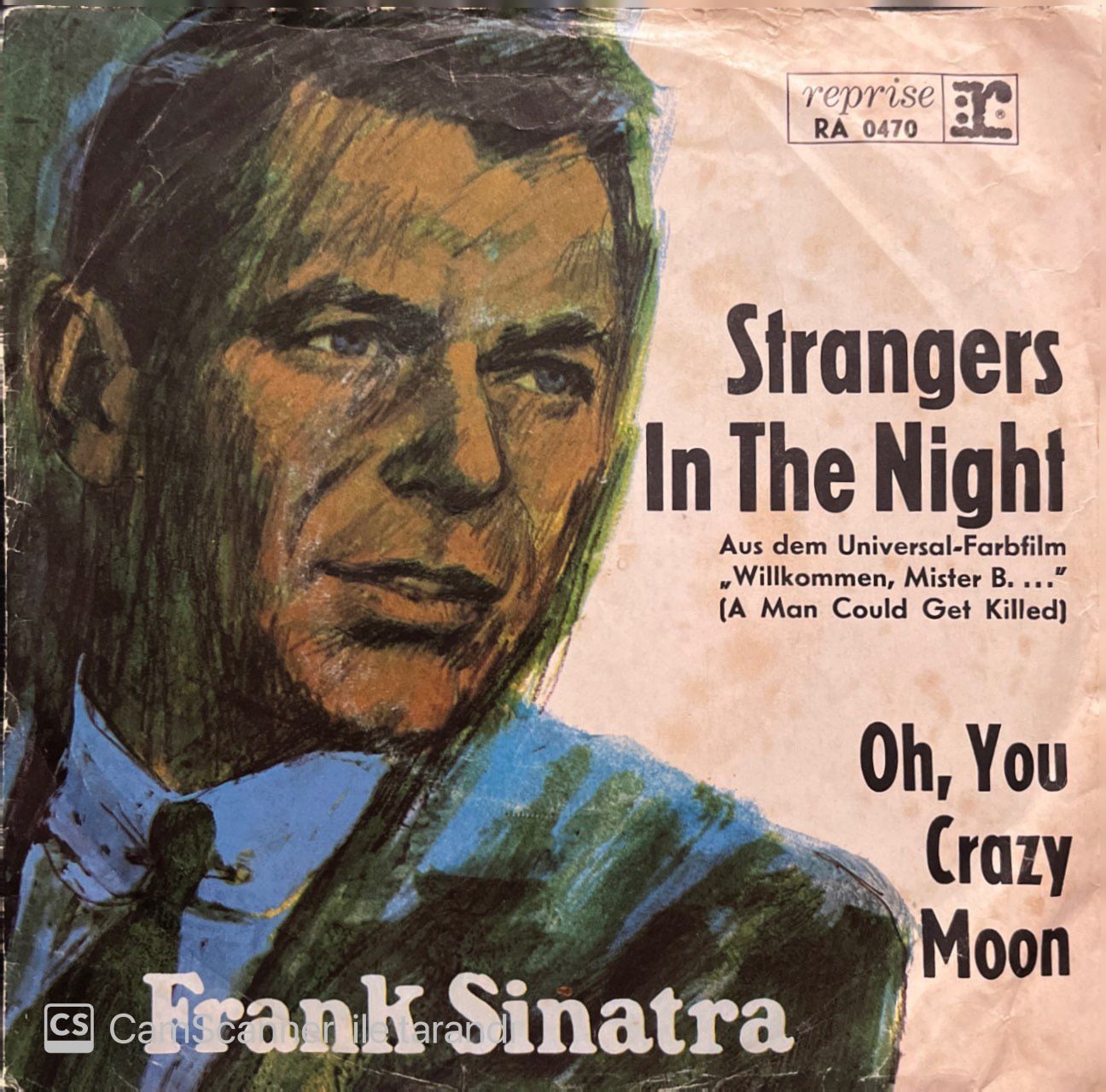 Frank Sinatra Strangers In The Night 45lik Plak