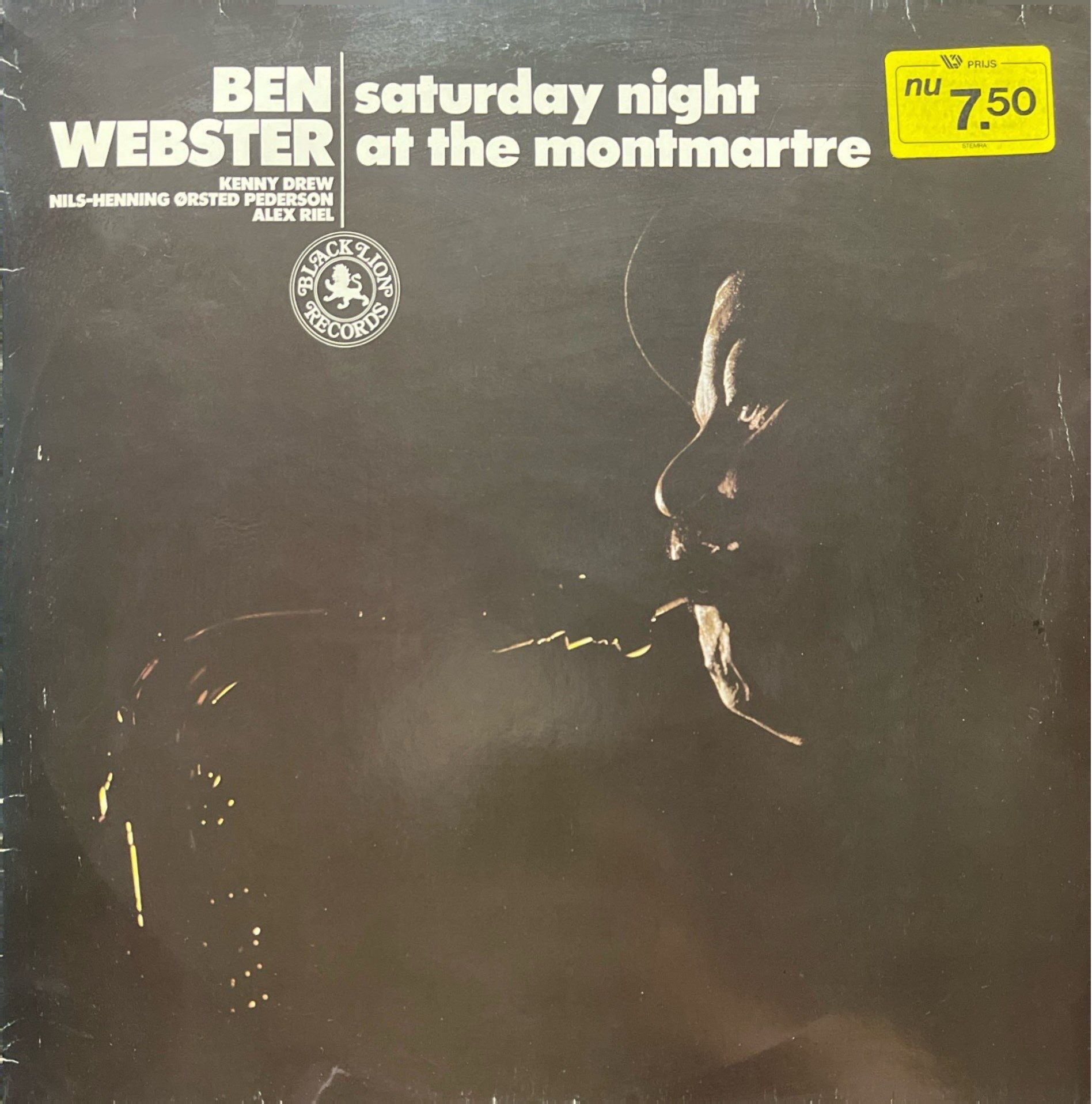 Ben Webster Saturday Night At The Montmartre LP Plak