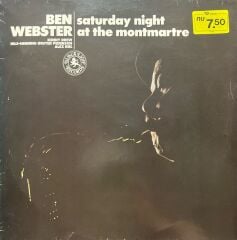 Ben Webster Saturday Night At The Montmartre LP Plak