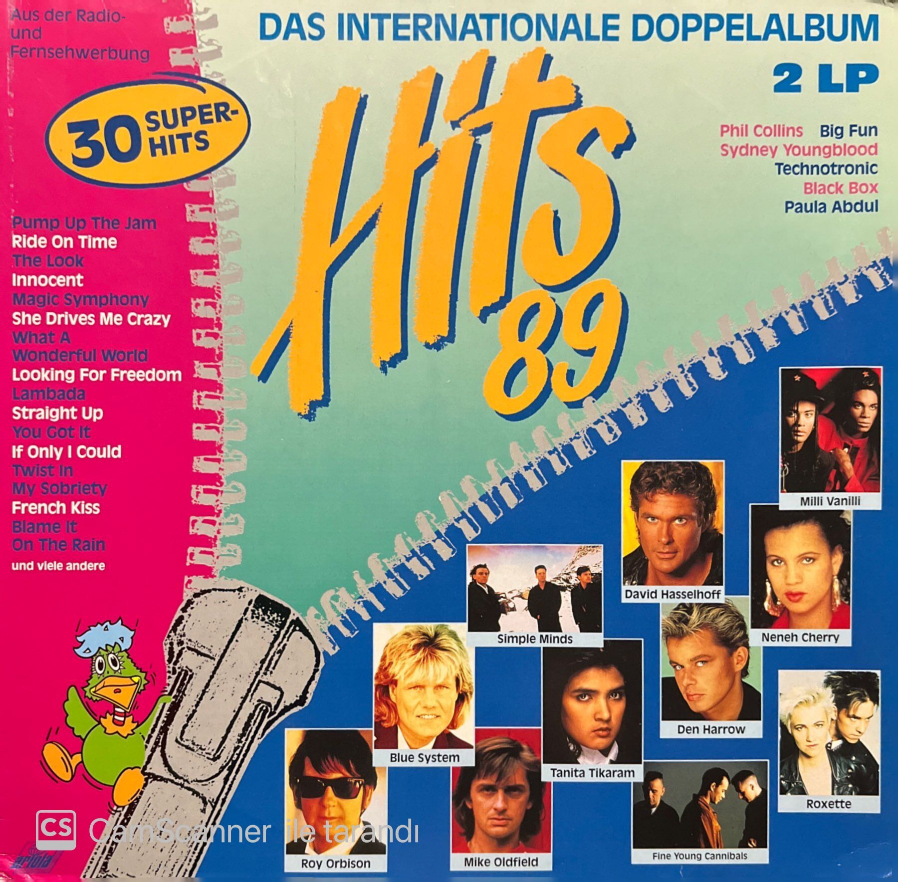 Hits 89 30 Super Hits Double LP Plak