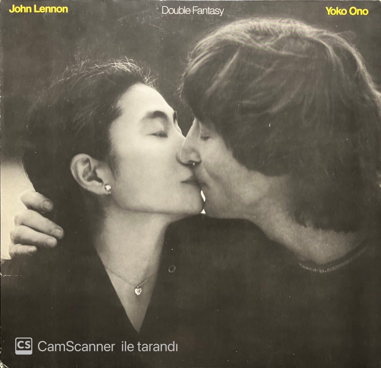 John Lenon Yoko Ono Double Fantasy LP Plak