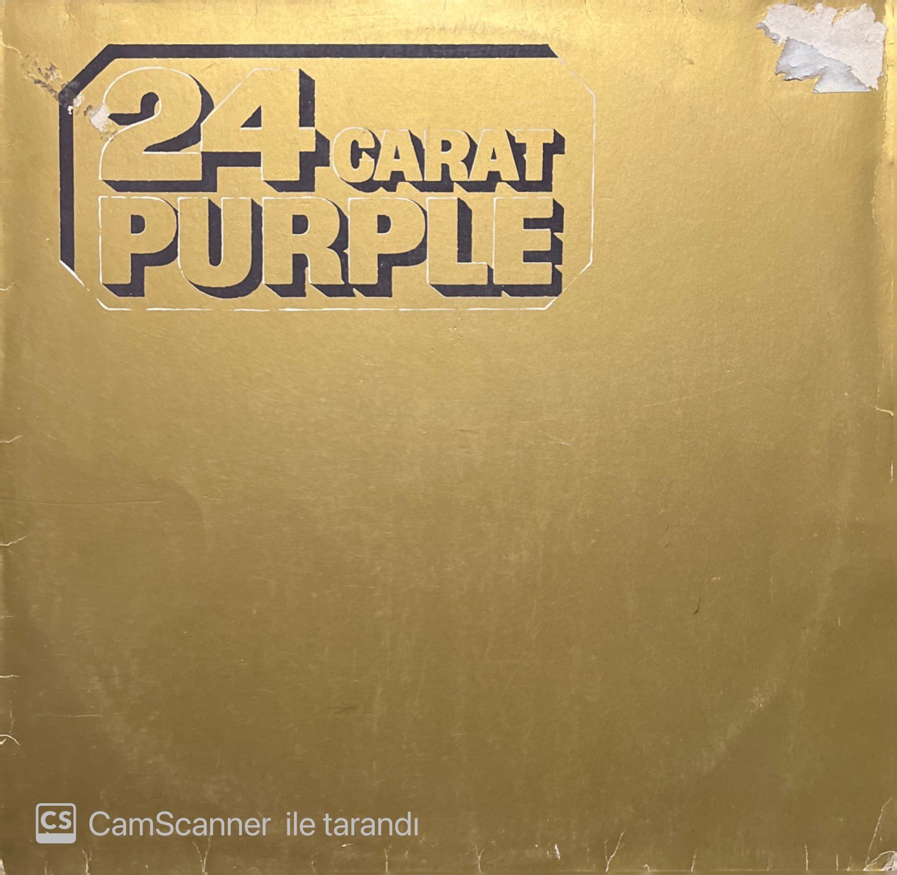 Deep Purple 24 Carat Purple LP Plak