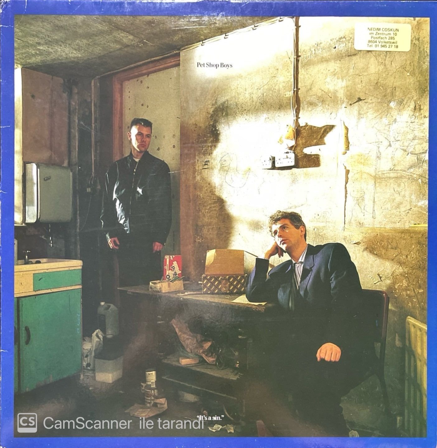 Pet Shop Boys It's A Sin Maxi-Single LP Plak