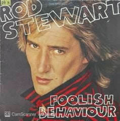 Rod Stewart Foolish Behaivour LP Plak