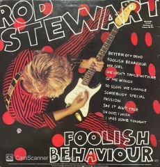 Rod Stewart Foolish Behaivour LP Plak