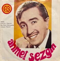 Ahmet Sezgin Canım Canım 45lik Plak