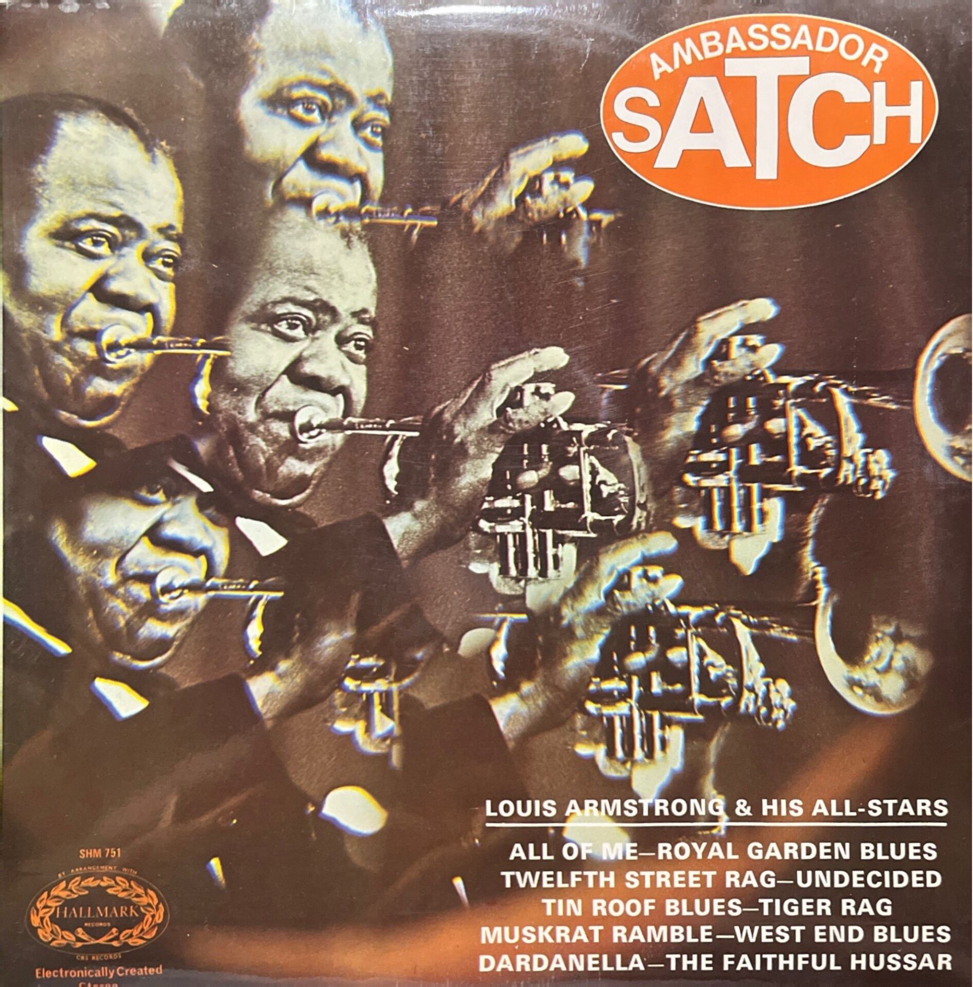 Louis Armstrong & His All-Stars LP Plak