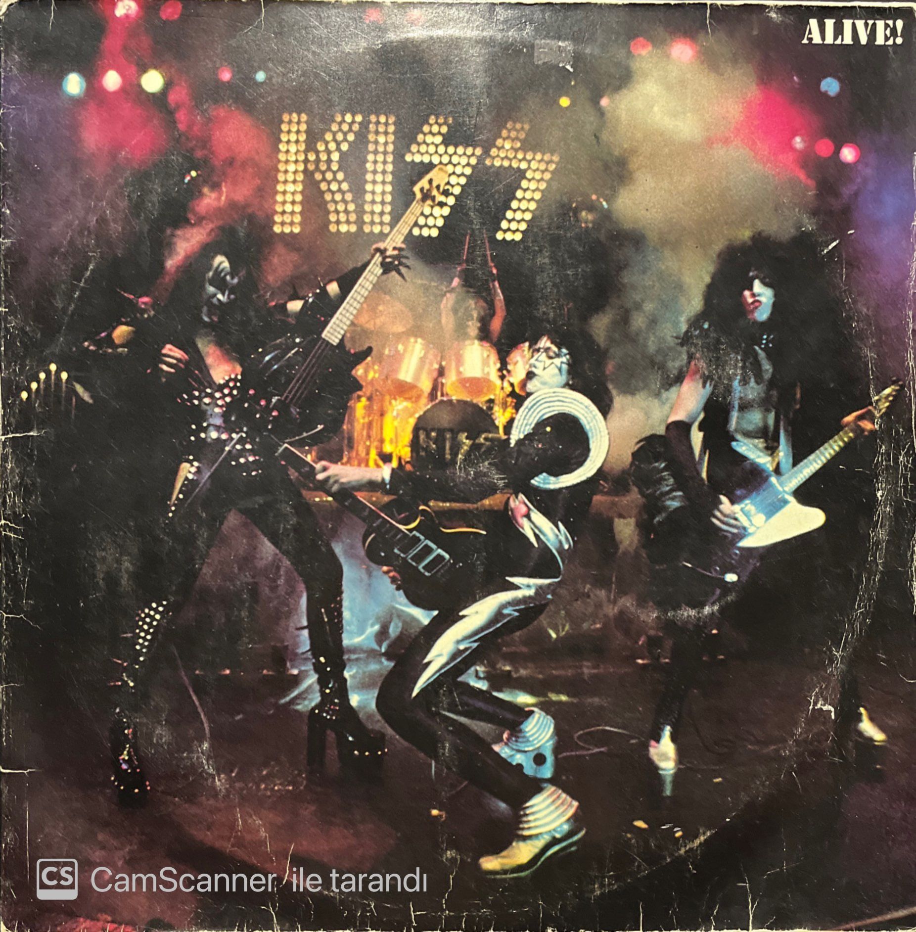 Kiss Alive Double LP Plak