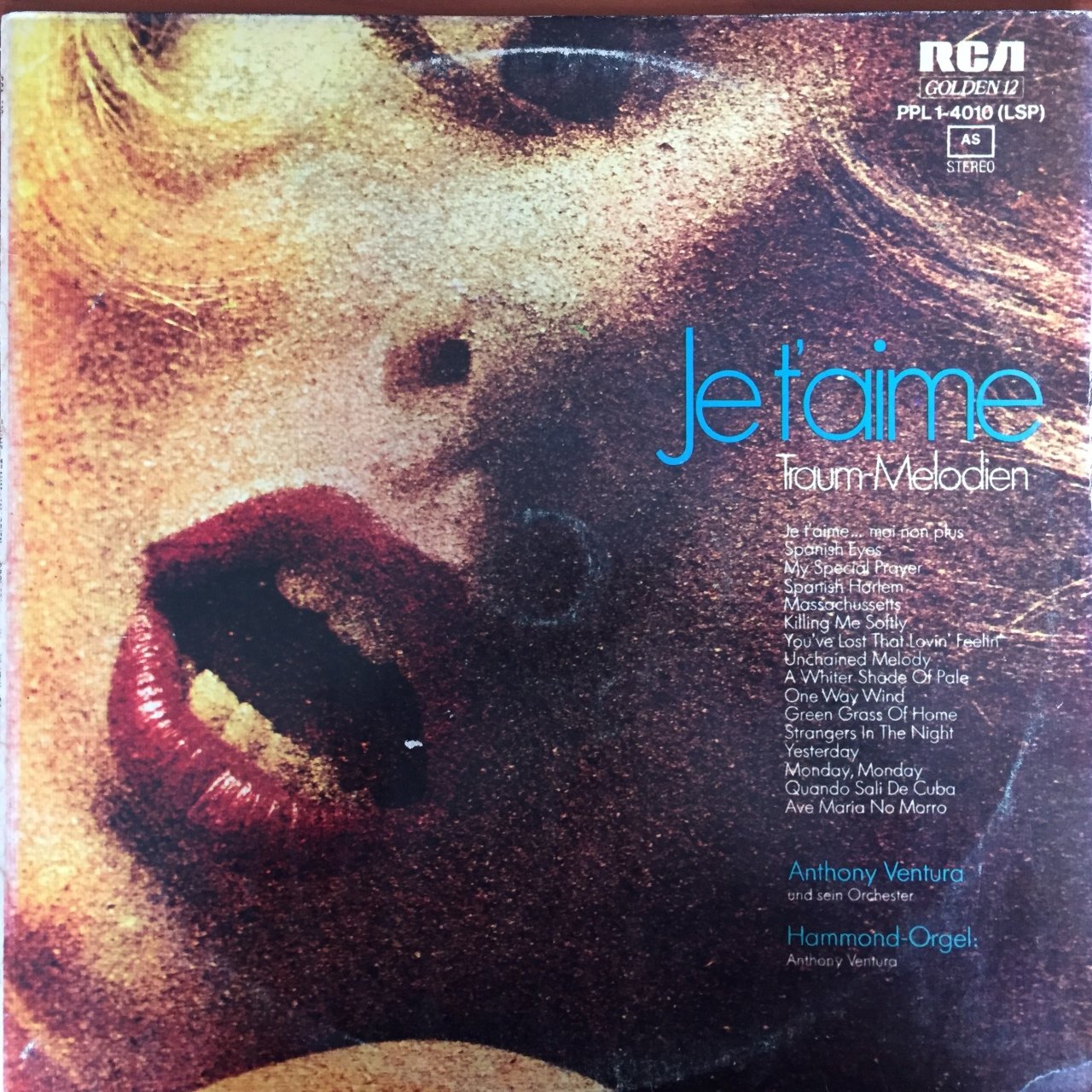 Je T'aime 1 Traum Melodien LP Plak