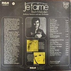 Je T'aime 1 Traum Melodien LP Plak
