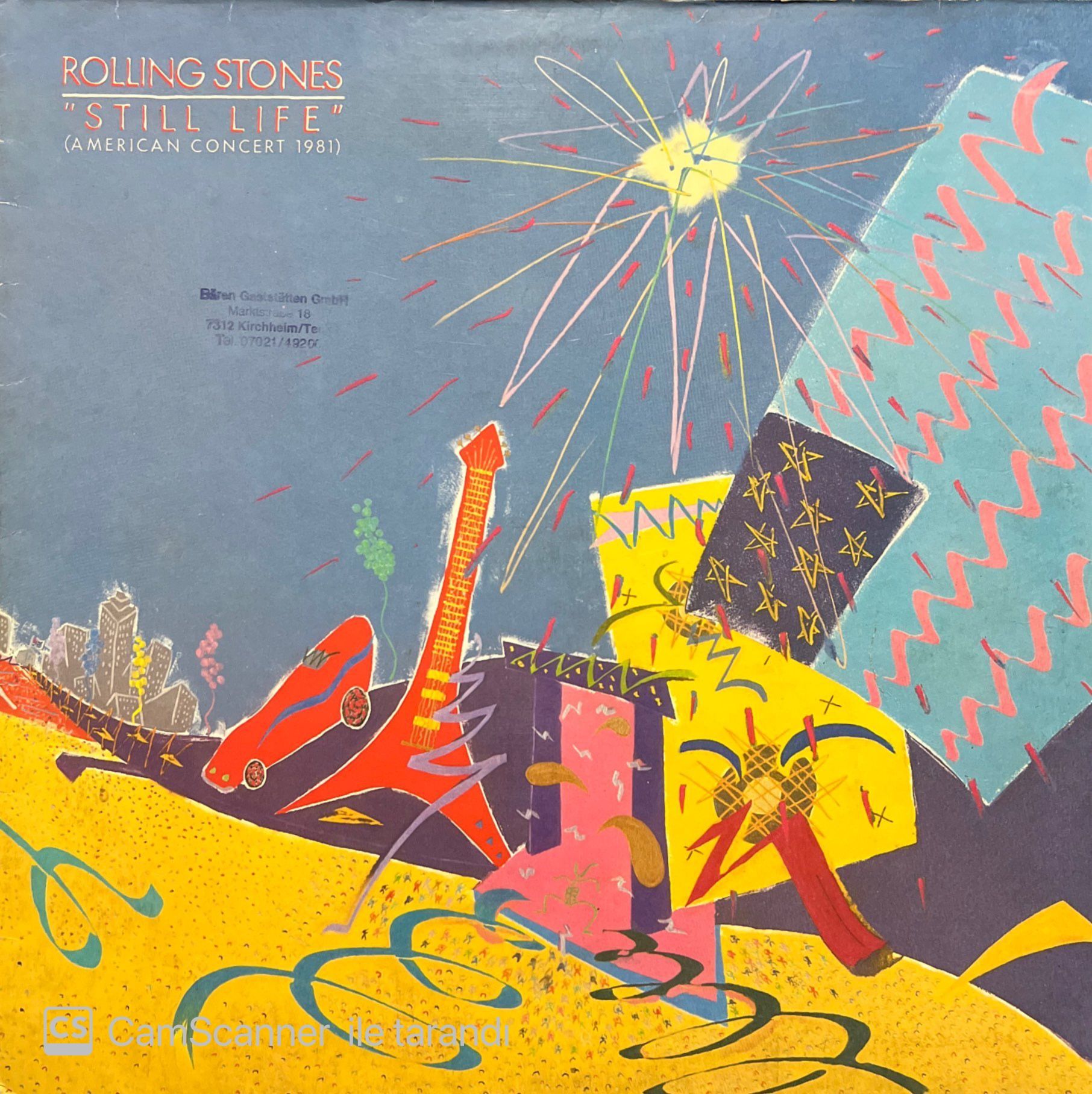 Rolling Stones Still Life LP Plak