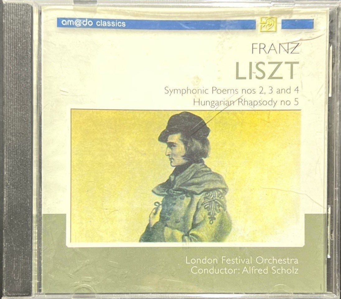 CD Franz Liszt Symphonic Poems Nos 2,3 and 4 CD