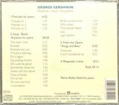 CD George Gershwin Rhapsody In Blue CD