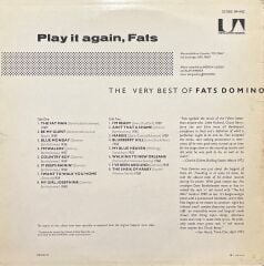 The Very Best Of Fats Domino Play It Again LP Plak